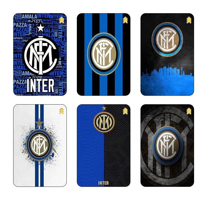 استيکر کارت کارنيکا طرح اینتر میلان کد 17695 مجموعه 6 عددی