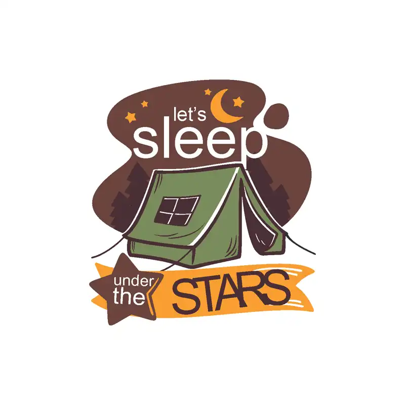 برچسب بدنه خودرو رایسان طرح camping کد st0116