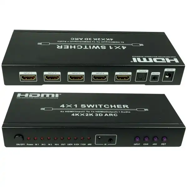 سوئیچ 4 به 1 HDMI مدل FARANET FN-S241A