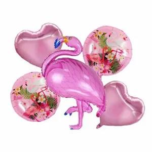 بادکنک فویلی پارتی لند تهران مدل فلامینگو کد 4073 مجموعه پنج عددی