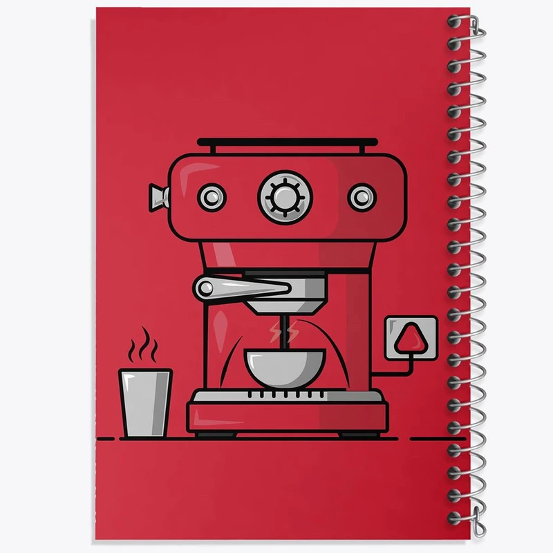 دفتر نقاشی 50 برگ خندالو مدل دستگاه قهوه ساز کد 27622