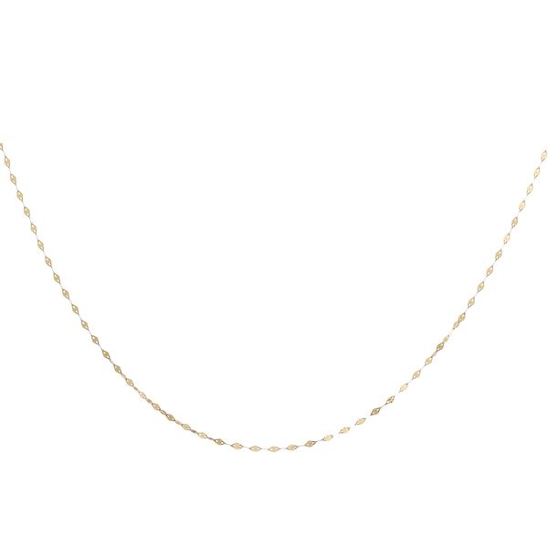 زنجیر پولکی طلا 18 عیار زنانه فرشته گلد گالری مدل استار کد FZ2