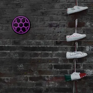 چراغ دیواری نئون دیزاین مدل Soccer-Ball-BL_PR