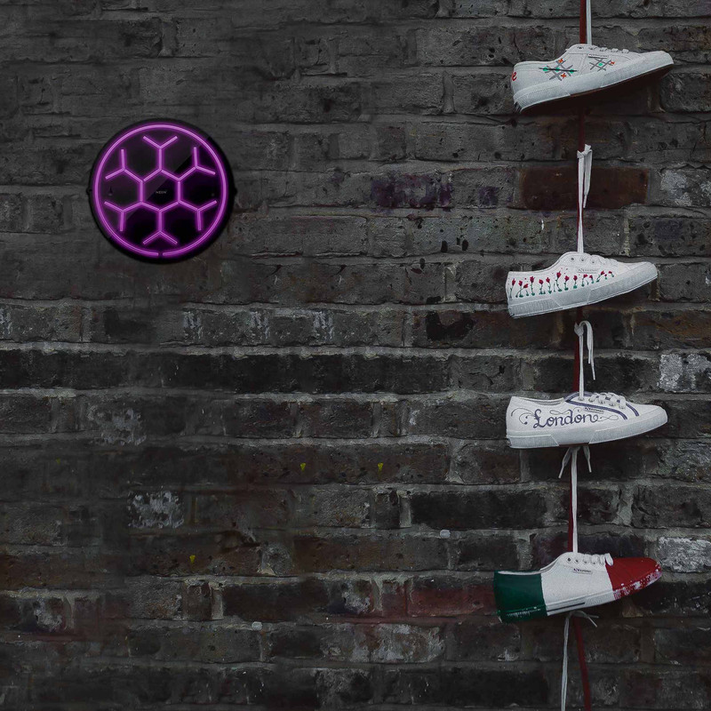چراغ دیواری نئون دیزاین مدل Soccer-Ball-BL_PR