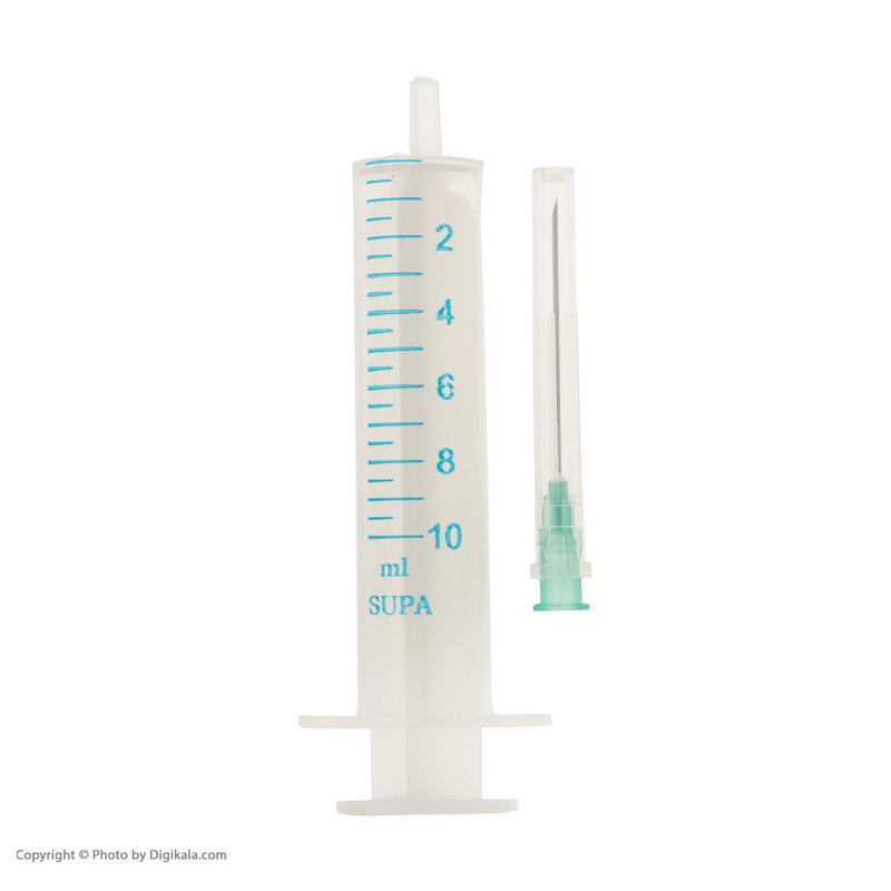 سرنگ 10 سی سی سوپا مدل زیر جلدی