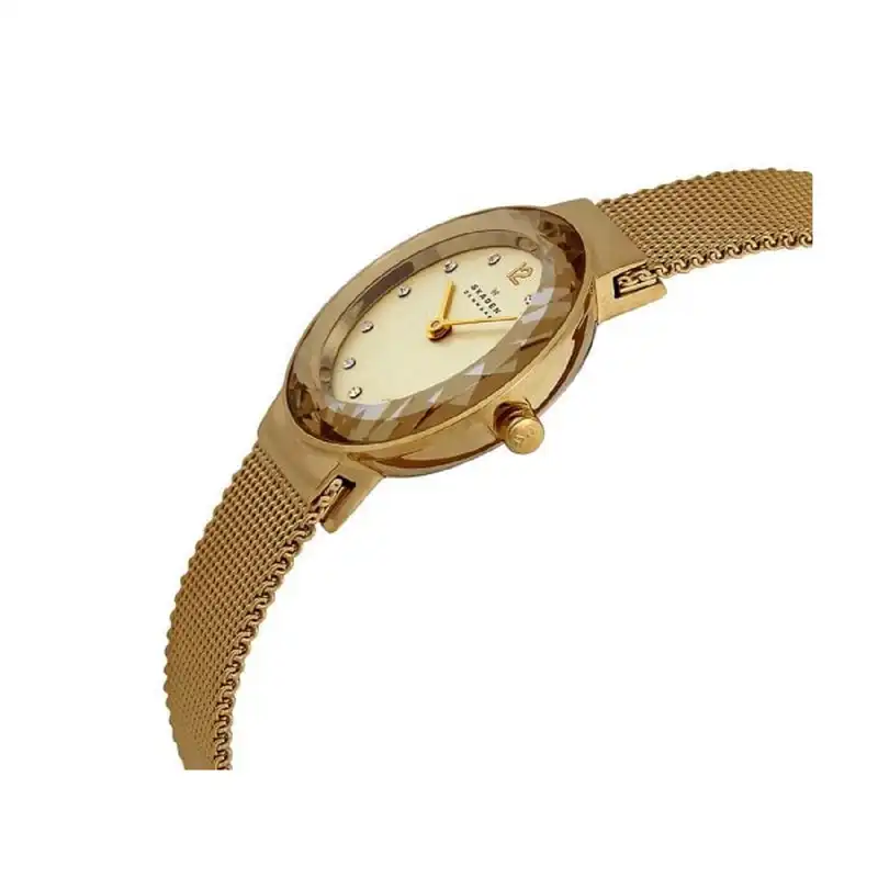 ساعت مچی عقربه ای زنانه اسکاژن دانمارک مدل 456sgsg