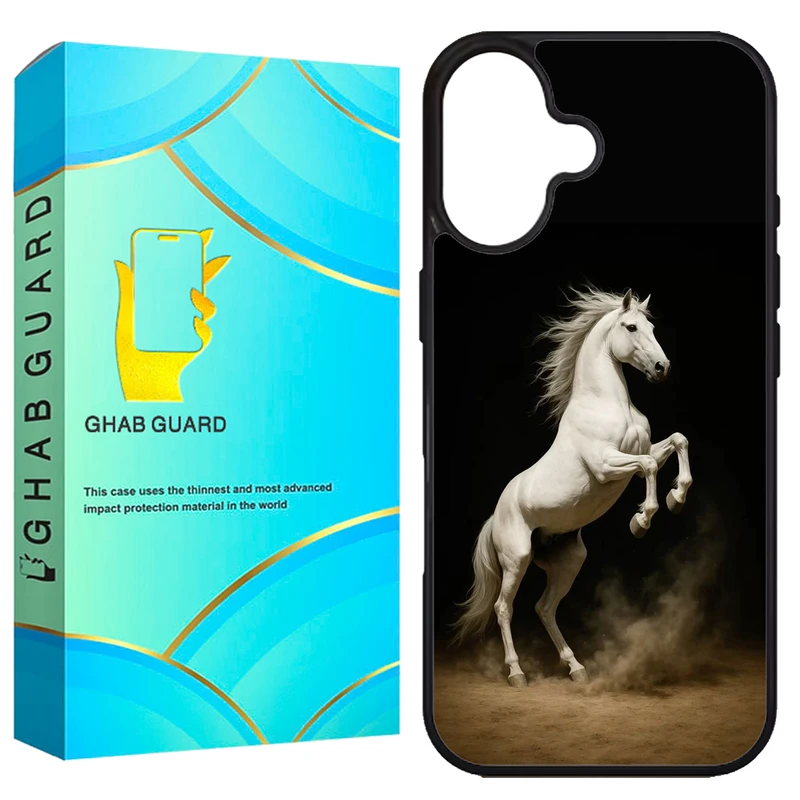 کاور قاب گارد طرح اسب مدل G16PL مناسب برای گوشی موبایل اپل iPhone 16 Plus