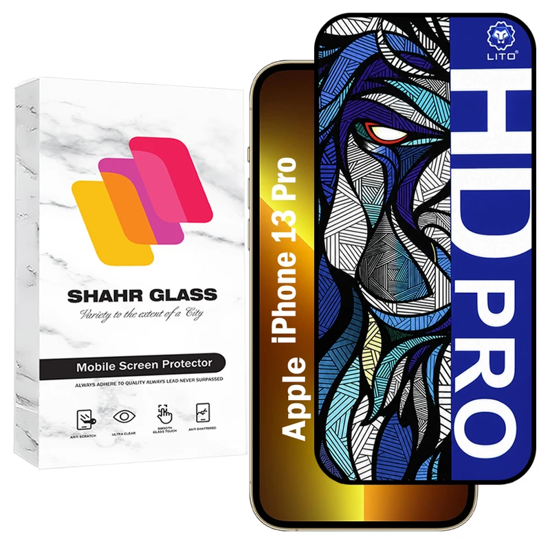 محافظ صفحه نمایش شهر گلس مدل LITOHDS مناسب برای گوشی موبایل اپل iPhone 13 Pro