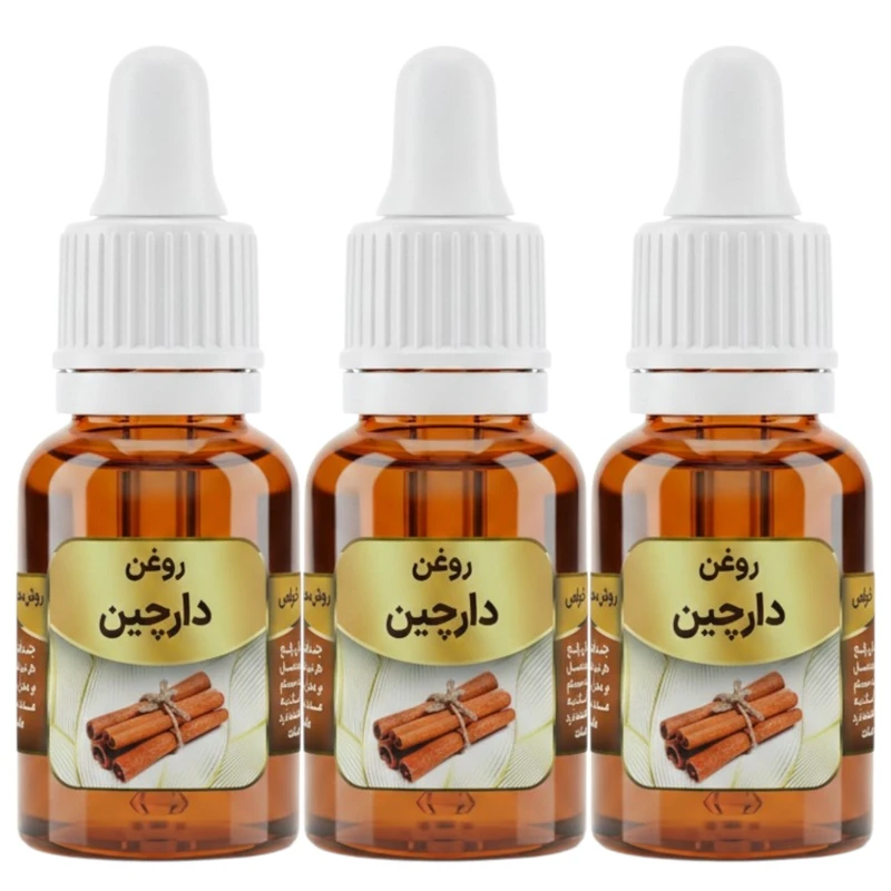 روغن دارچین کد 656 - 20 میلی لیتر بسته سه عددی