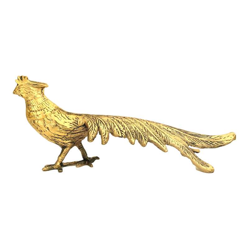 مجسمه برنزی مدل طاووس دم کشیده کد 1292