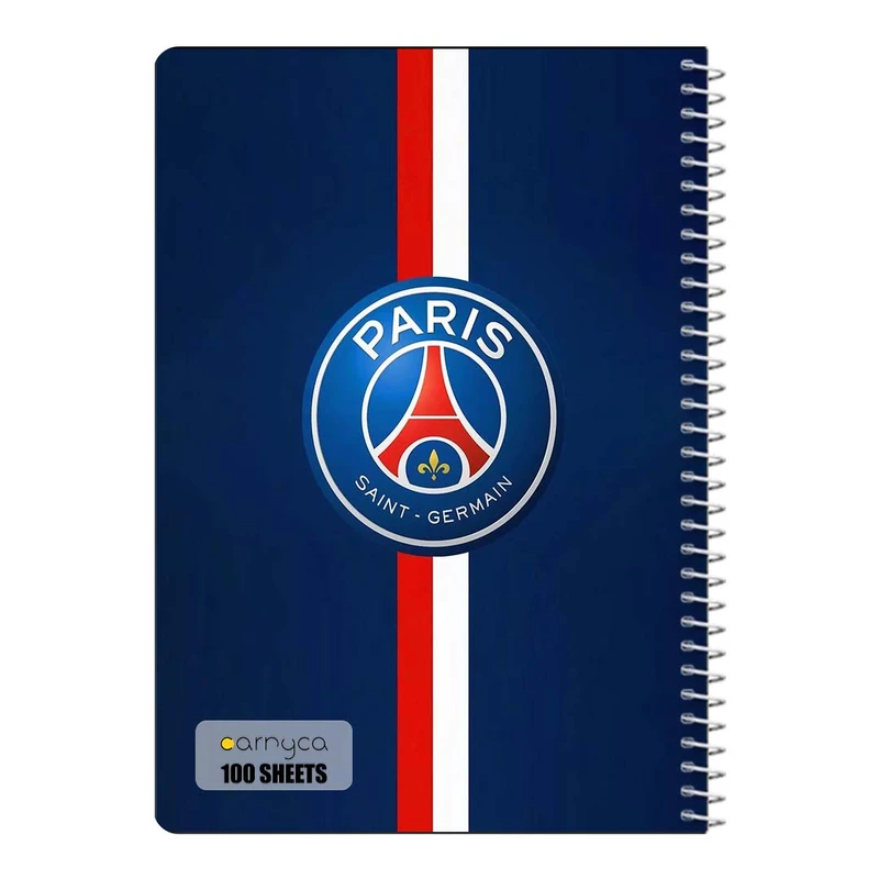 دفتر مشق 100 برگ سیمی کارنیکا طرح پاری سن ژرمن Paris Saint Germain کد 27074