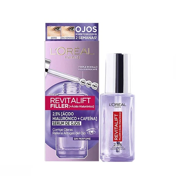 سرم دور چشم لورآل مدل REVITALIFT FILLER 2.5% حجم  20 میلی لیتر