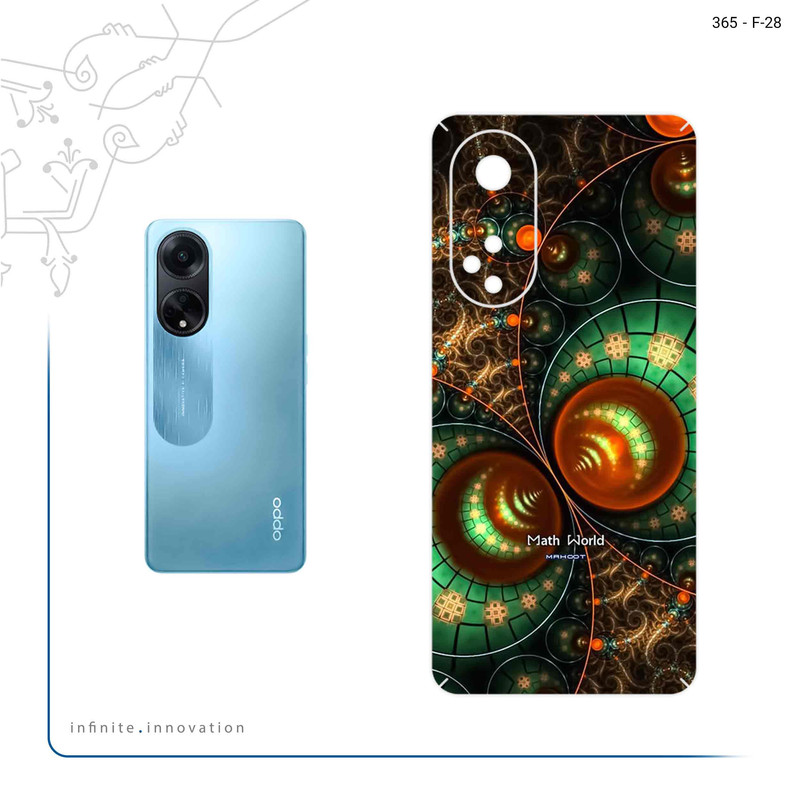 برچسب پوششی ماهوت مدل Mathematical Geometric Shape 3 مناسب برای گوشی موبایل اپو A98