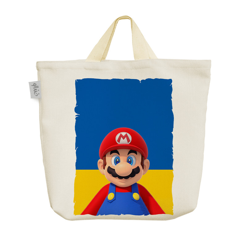 ساک خرید خندالو مدل سوپر ماریو Super Mario کد 3455