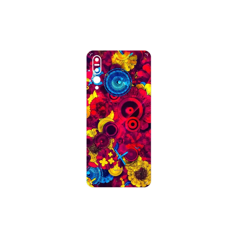 برچسب پوششی ماهوت مدل Vector Flower Garden Digital Art مناسب برای گوشی موبایل هوآوی P20 Pro