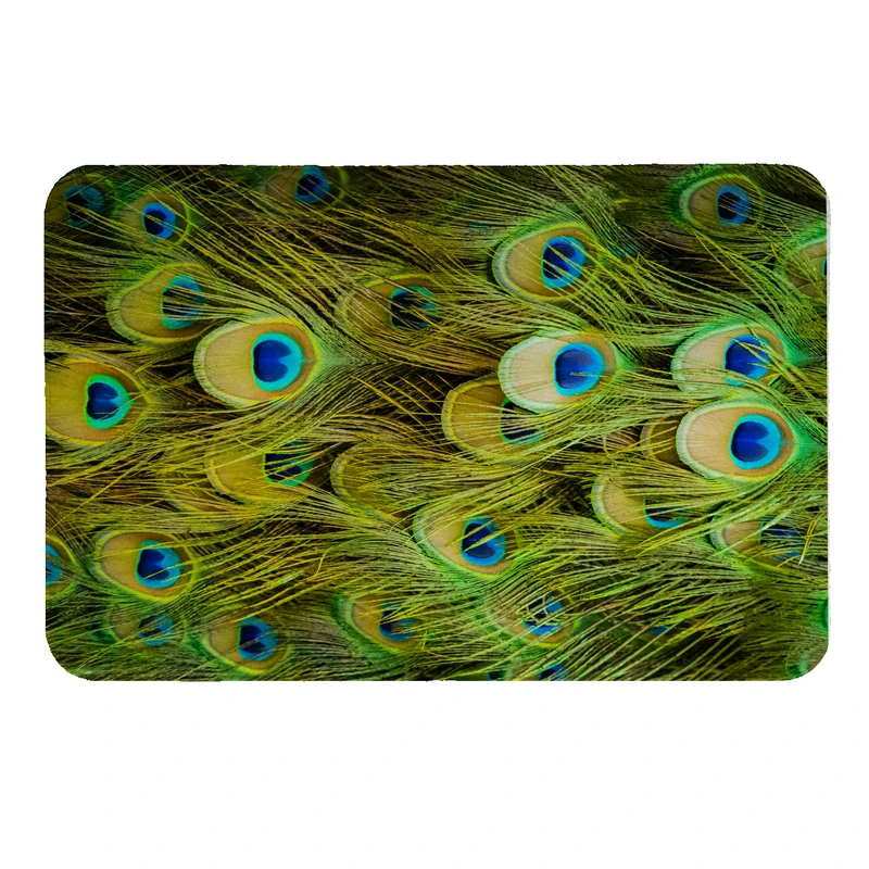  پادری طرح پر طاووس کد 5314 سایز 60 × 40 سانتی‌متر