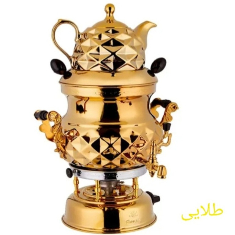 سماور گازی خورشید مدل آریا ظرفیت 6 لیتر
