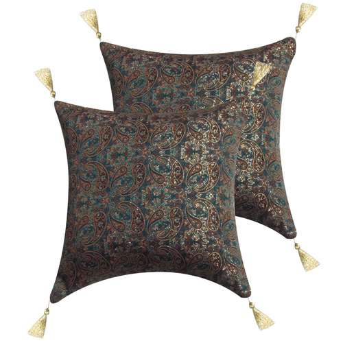 کوسن آیکا طرح ترمه مدل P2TRC01 بسته 2 عددی