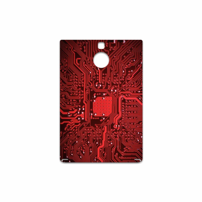 برچسب پوششی ماهوت مدل Red Printed Circuit Board مناسب برای گوشی موبایل بلک بری Passport Silver Edition