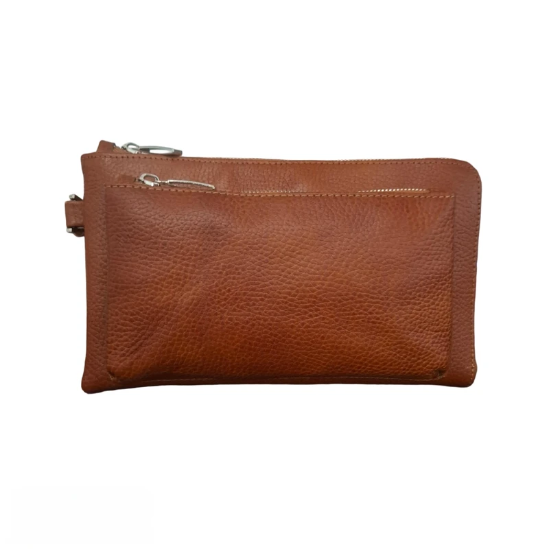 کیف پاسپورتی مردانه مدل آریا چرم طبیعی فلوتر دارای 2 محفظه