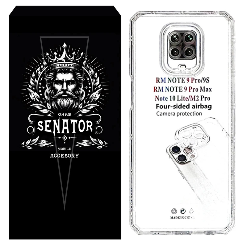  کاور سناتور قاب مدل ژله ای مناسب برای گوشی موبایل شیائومی Redmi Note 9 Pro / Redmi Note 9S / Redmi Note 9 Pro Max / Redmi Note 10 Lite / Poco M2 Pro