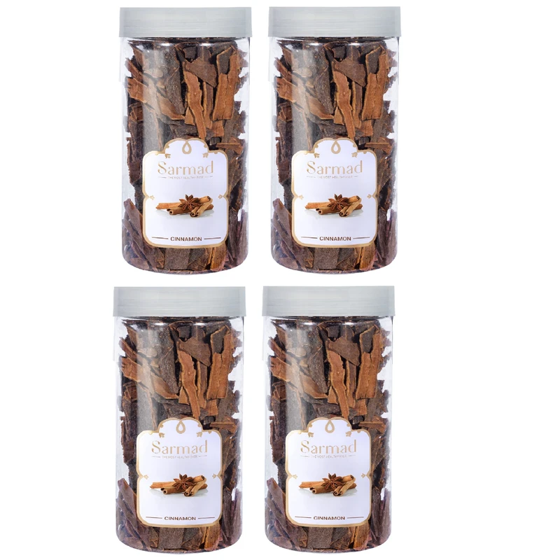 دمنوش دارچین شکسته سرمد - 200 گرم بسته 4 عددی