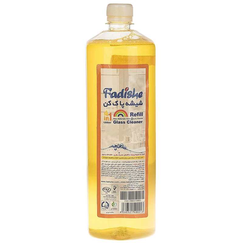 محلول شیشه پاک کن فدیشه مدل Pear And Cantaloupe حجم 1200 میلی لیتر
