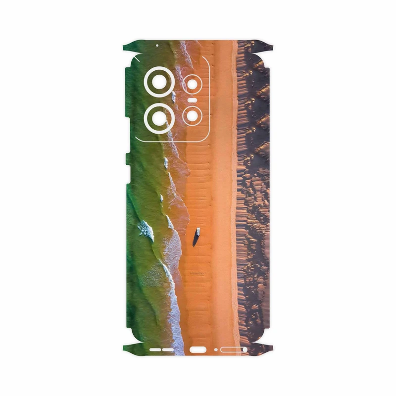 برچسب پوششی ماهوت مدل Beach and Green Sea-FullSkin مناسب برای گوشی موبایل موتورولا Edge 50 Pro