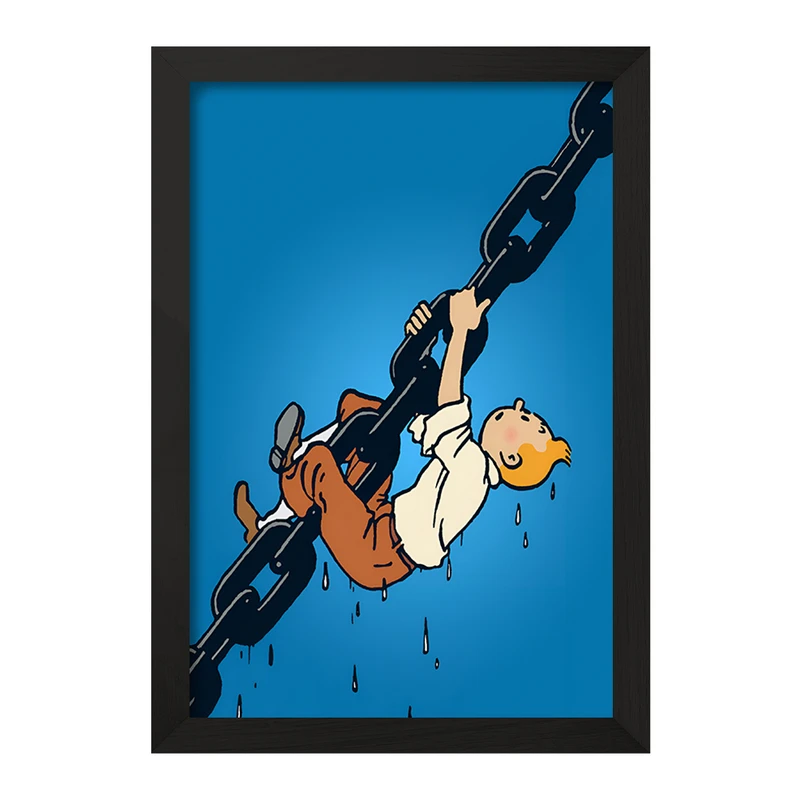 تابلو خندالو مدل تن تن (Tintin) کد F10333