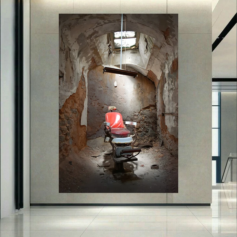 پوستر طرح آرایشگاه مدل متروکه کد AR304288