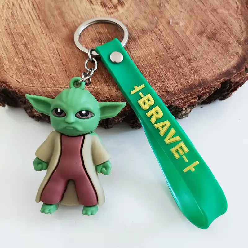 جاکلیدی مدل سیلیکونی طرح گروگو بیبی یودا کد DB20