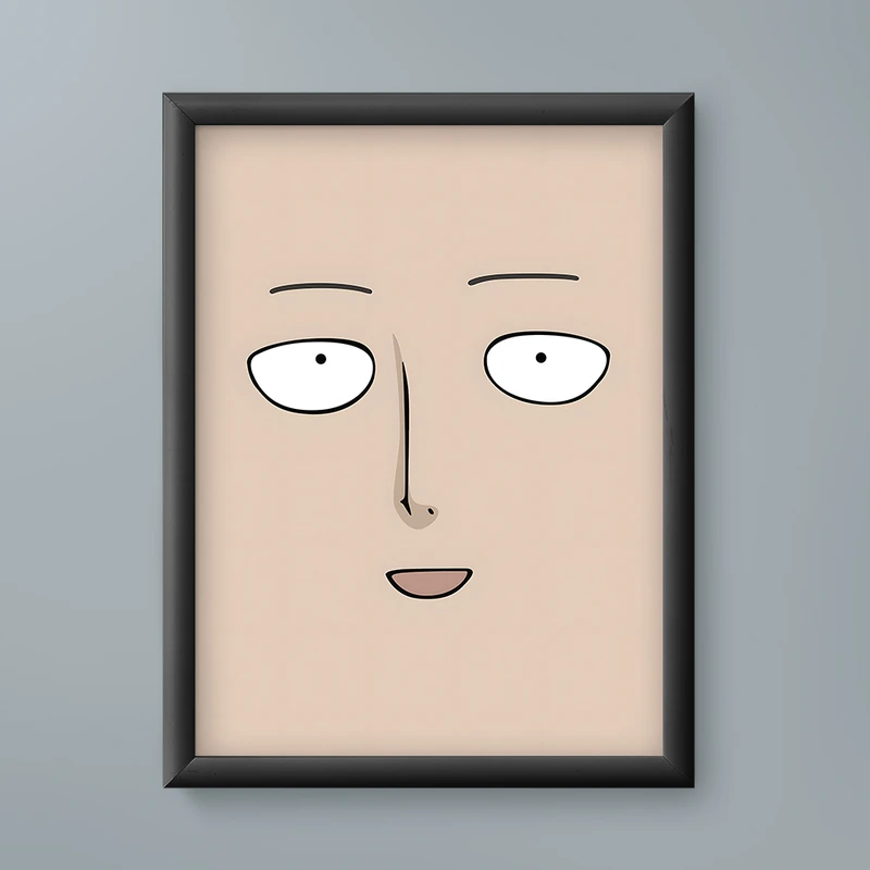 تابلو مدل انیمه سایتاما وان پانچ من 09 saitama one punch man anime