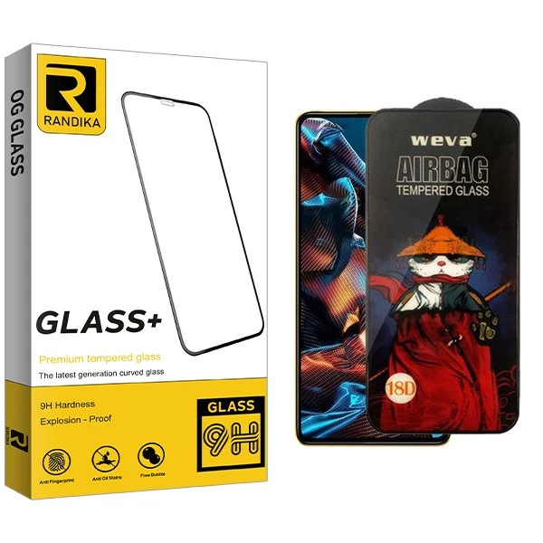 محافظ صفحه نمایش راندیکا مدل RK Airbag مناسب برای گوشی موبایل شیائومی Redmi Note 12 4G / Redmi Note 12 5G / Poco X5
