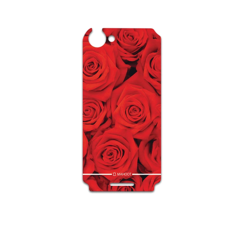 برچسب پوششی ماهوت مدل Red-Flower مناسب برای گوشی موبایل سونی Xperia L