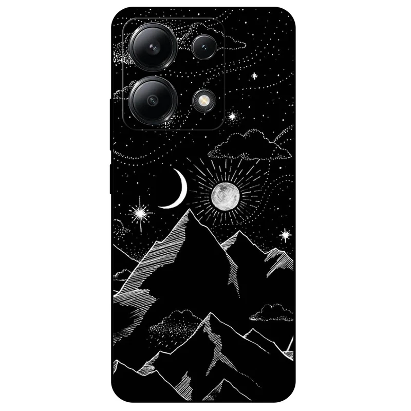 کاور مگافون طرح کوه مدل 8078 مناسب برای گوشی موبایل شیائومی Redmi Note 13 4G
