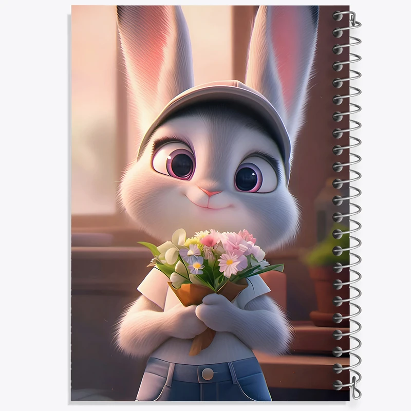 دفتر لیست خرید 50 برگ خندالو طرح خرگوش بامزه کد F7255