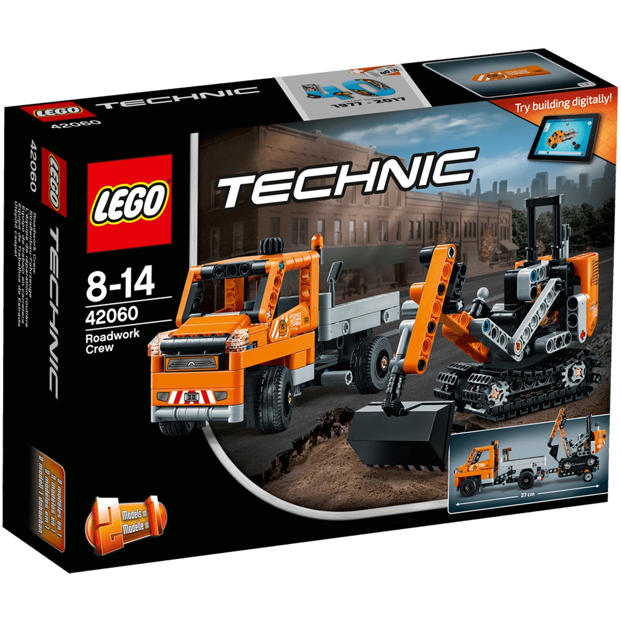 Lego technic roadwork sales crew 42060