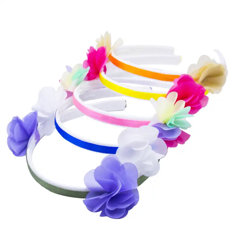 تل مو دخترانه مدل بهارگل بسته 5 عددی