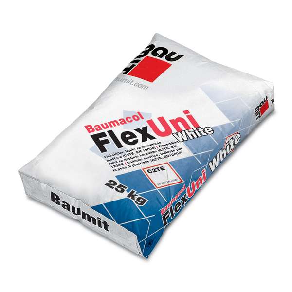 چسب كاشی و سرامیك بائومیت مدل فلكس یونی وایت وزن 25 كیلوگرم چسب كاشی و سرامیك بائومیت مدل فلكس یونی وایت وزن 25 كیلوگرم