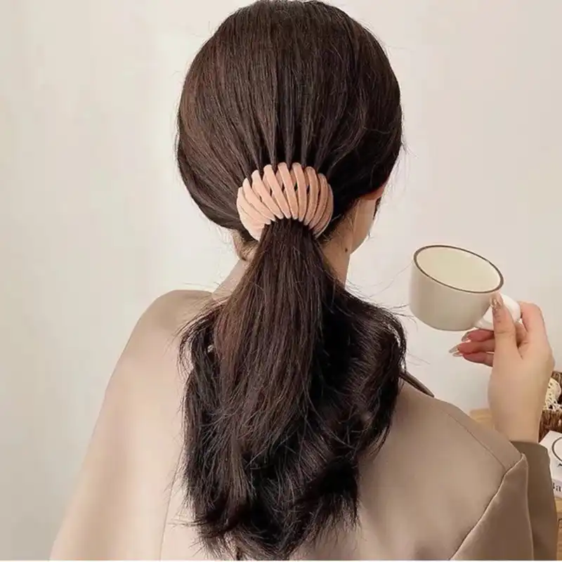 کلیپس مو زنانه مدل چنگکی جادویی مخملی