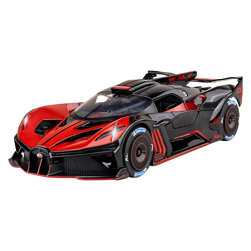ماکت ماشین ناب سل مدل بوگاتی بولاید فلزی دودزا طرح BUGATTI BOLIDE 1:24