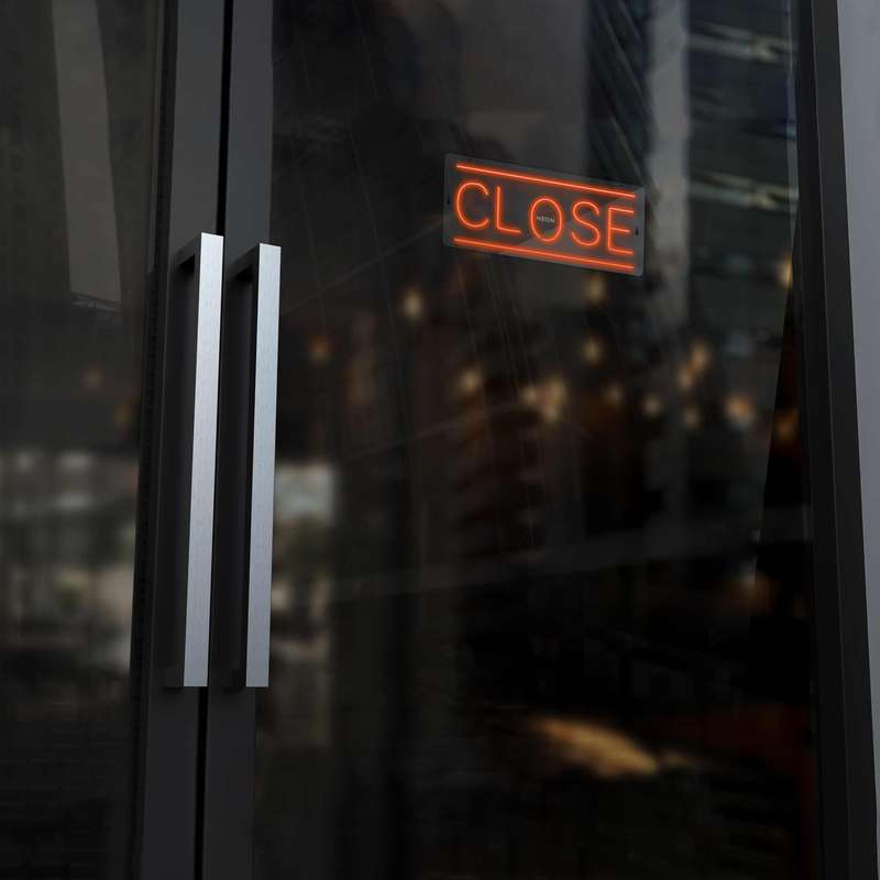 چراغ دیواری نئون دیزاین طرح Close_ORG