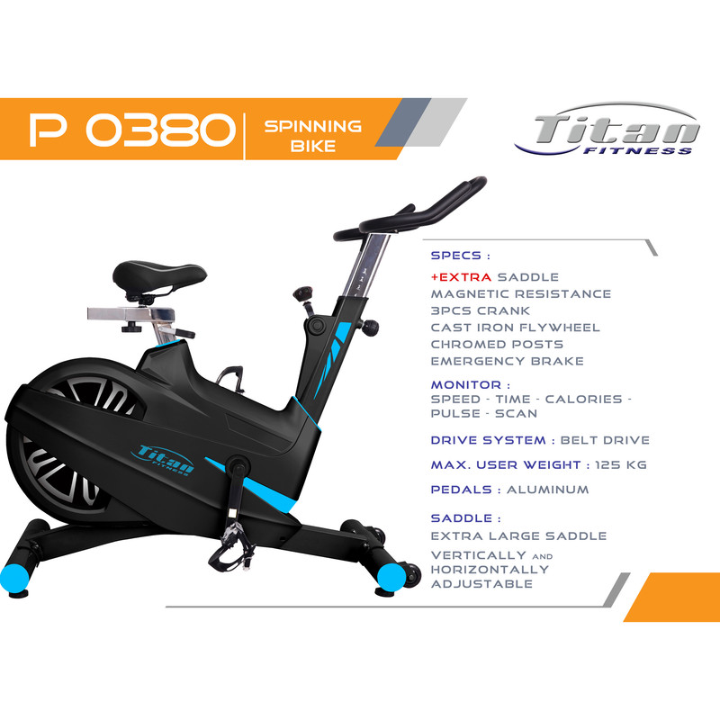 دوچرخه اسپینینگ تایتان فیتنس مدل P0380