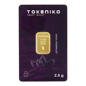شمش طلا 24 عیار توکنیکو مدل GTW-2.5