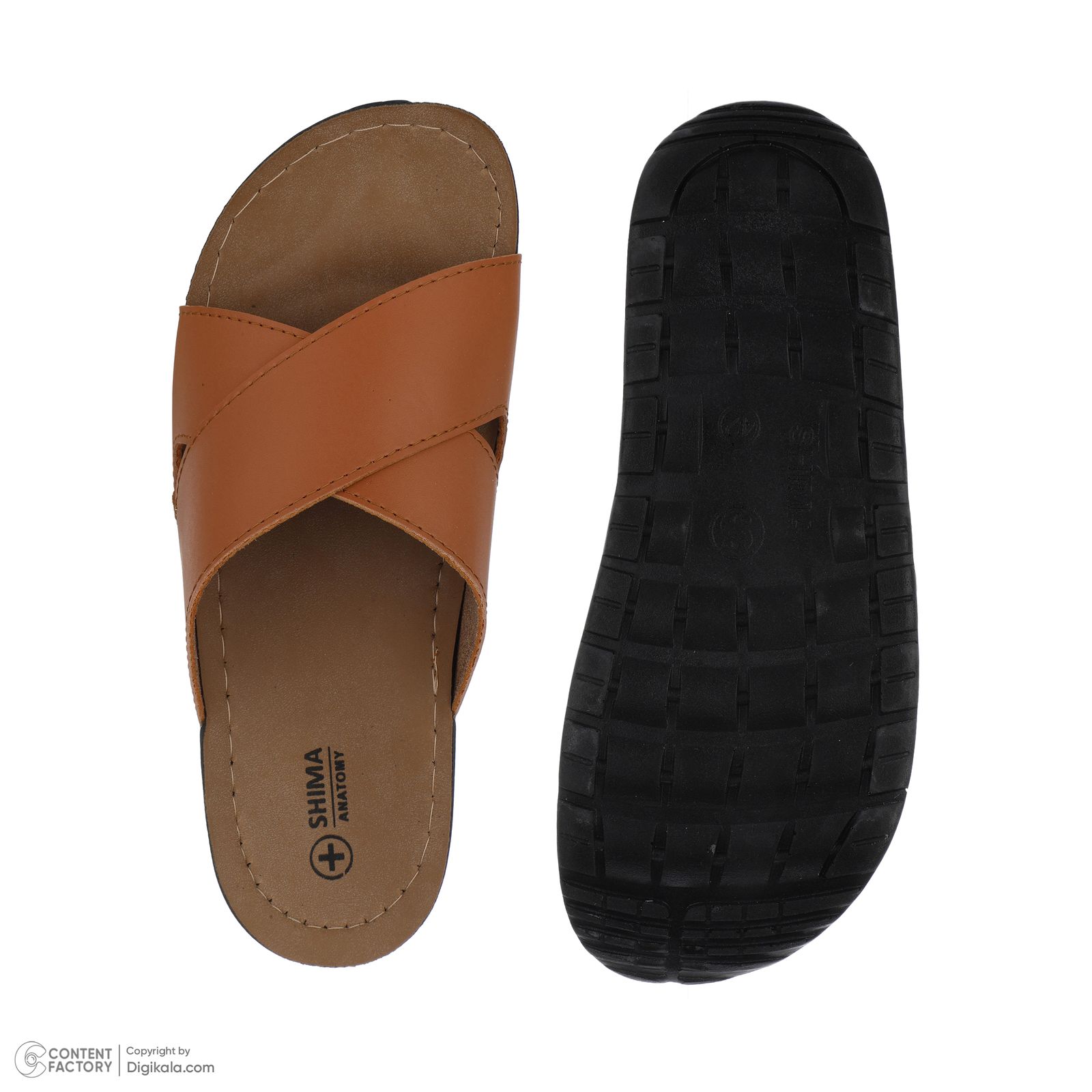 دمپایی مردانه کفش شیما مدل 174273242 -  - 4