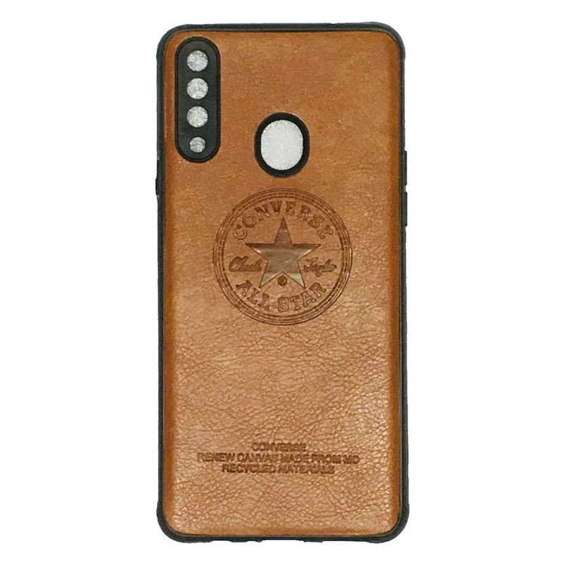 کاور مدل leather مناسب برای گوشی موبایل سامسونگ Galaxy A20s