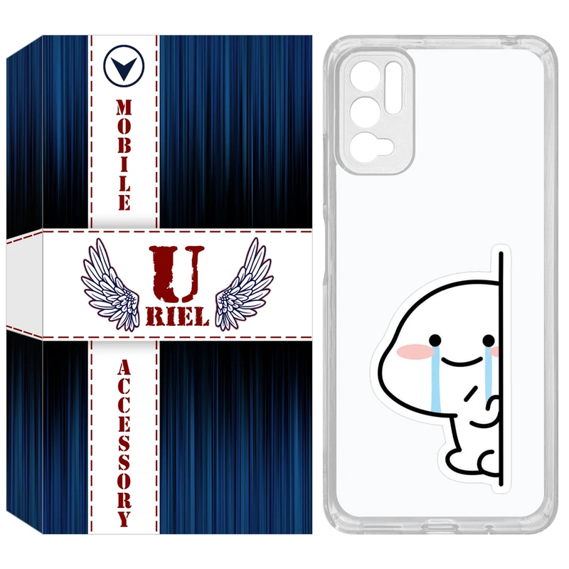 کاور یوریل مدل Clear کد 91 طرح اشک مناسب برای گوشی موبایل شیائومی Redmi Note 10 5G / Note 11SE / Poco M3 Pro