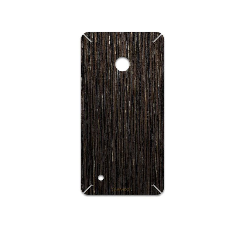 برچسب پوششی ماهوت مدل Dark-Gold-Stripes-Wood مناسب برای گوشی موبایل نوکیا Lumia 530