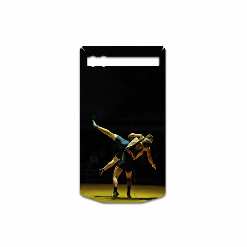 برچسب پوششی ماهوت مدل Wrestling مناسب برای گوشی موبایل بلک بری P9983