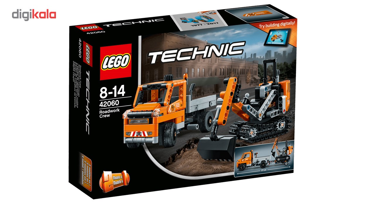 Lego technic roadwork sales crew 42060